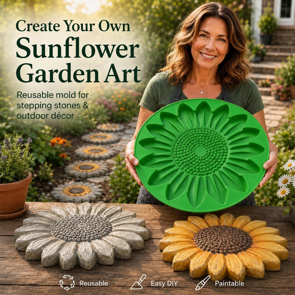 Gardening Tools Usa - Set di Stampi per Pietre da