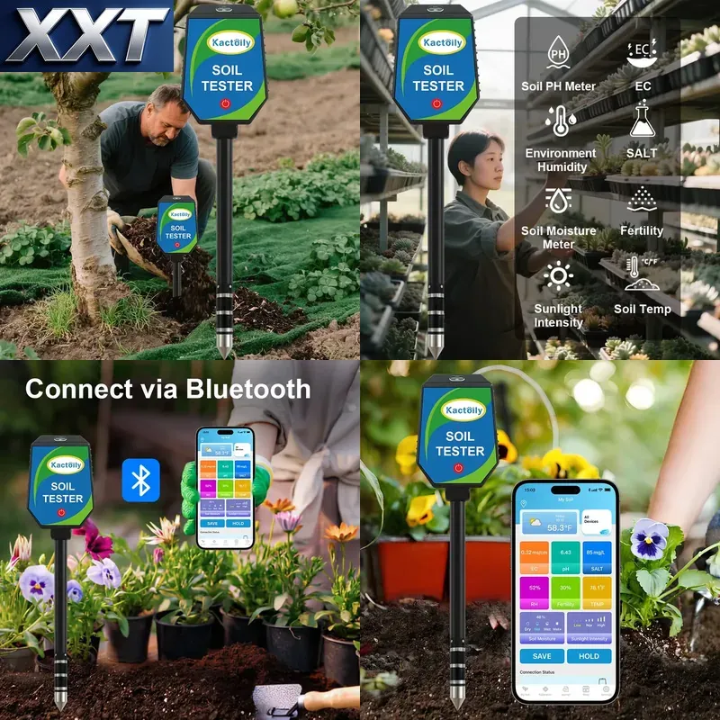Soil Ph Meter - Misuratore Wireless Multiparametrico XXT 8-1 BT