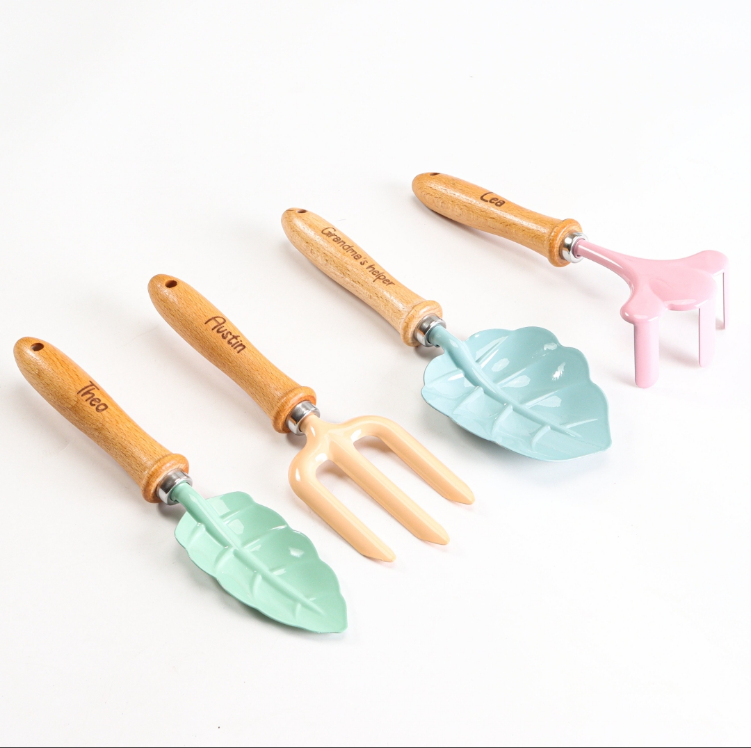 Gardening Tools Names For Kids - Set di Attrezzi da Giardinaggio Personalizzati