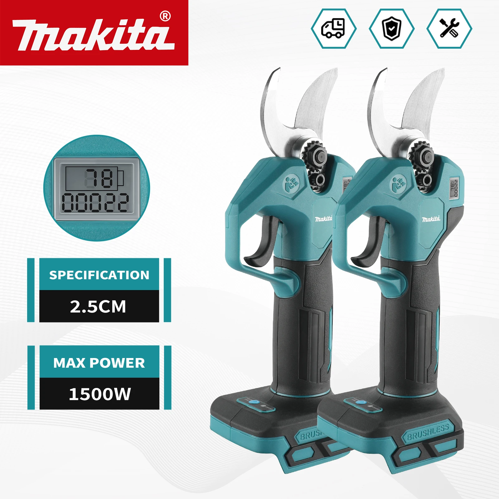 Gardening Tools Wholesale - Forbici da Potatura Cordless Makita MPP569
