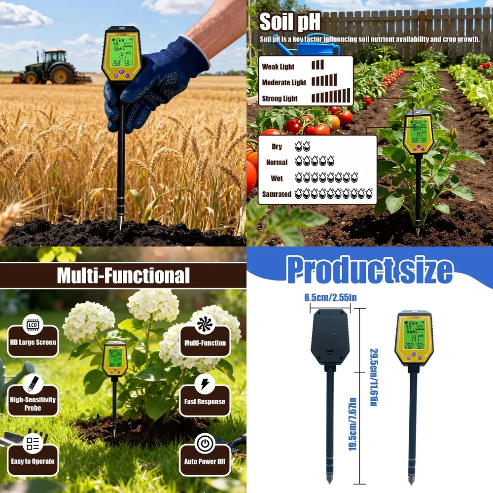Soil Ph Meter - WAP01 Nuovo Tester per Terreno ad
