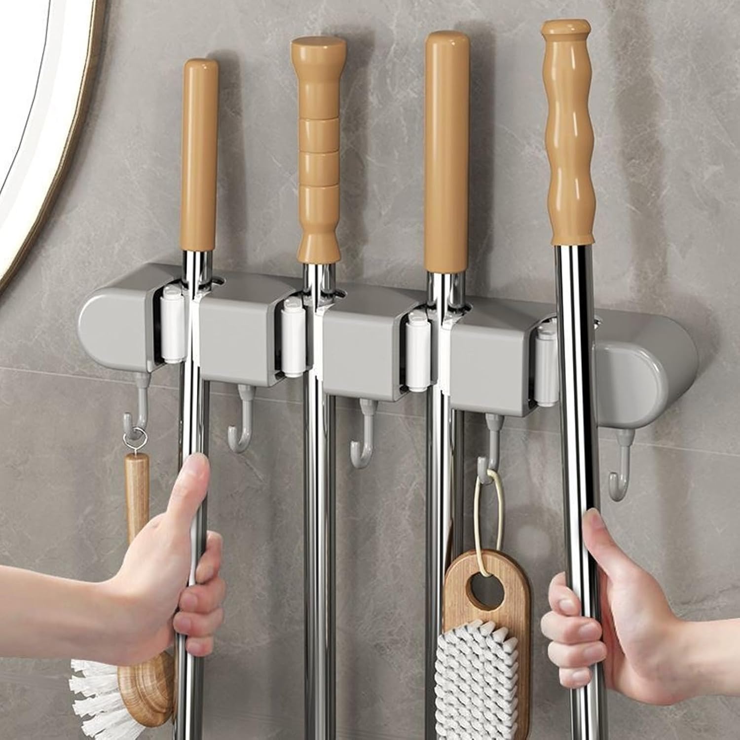 Supporto da parete per scopa e - Gardening Tools Range recensione e prezzo