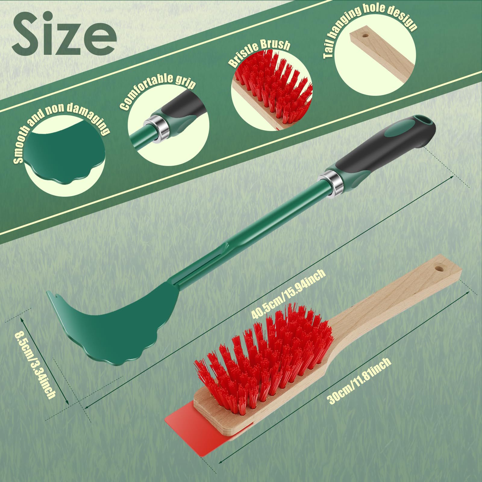Spazzola per la pulizia delle  - Gardening Tools To Remove Grass recensione e prezzo