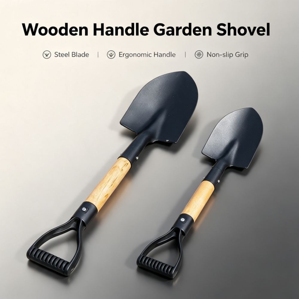 Pala in acciaio anticorrosione - Gardening Tools Wooden recensione e prezzo