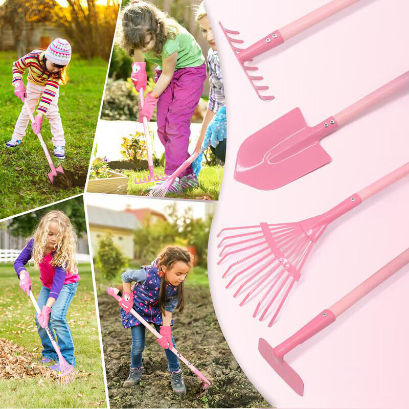 1/4 pezzi Mini set di attrezzi - Gardening Tools Kids recensione e prezzo