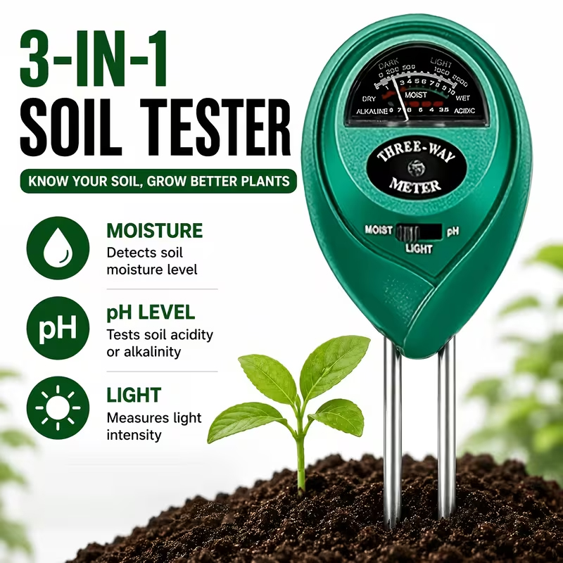 Tester del Suolo 3-in-1 (Misur - Soil Ph Meter recensione e prezzo