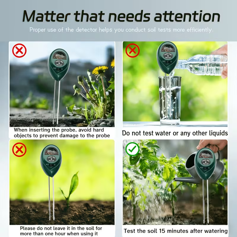 Tester del Suolo 3-in-1 (Misur - Soil Ph Meter recensione e prezzo
