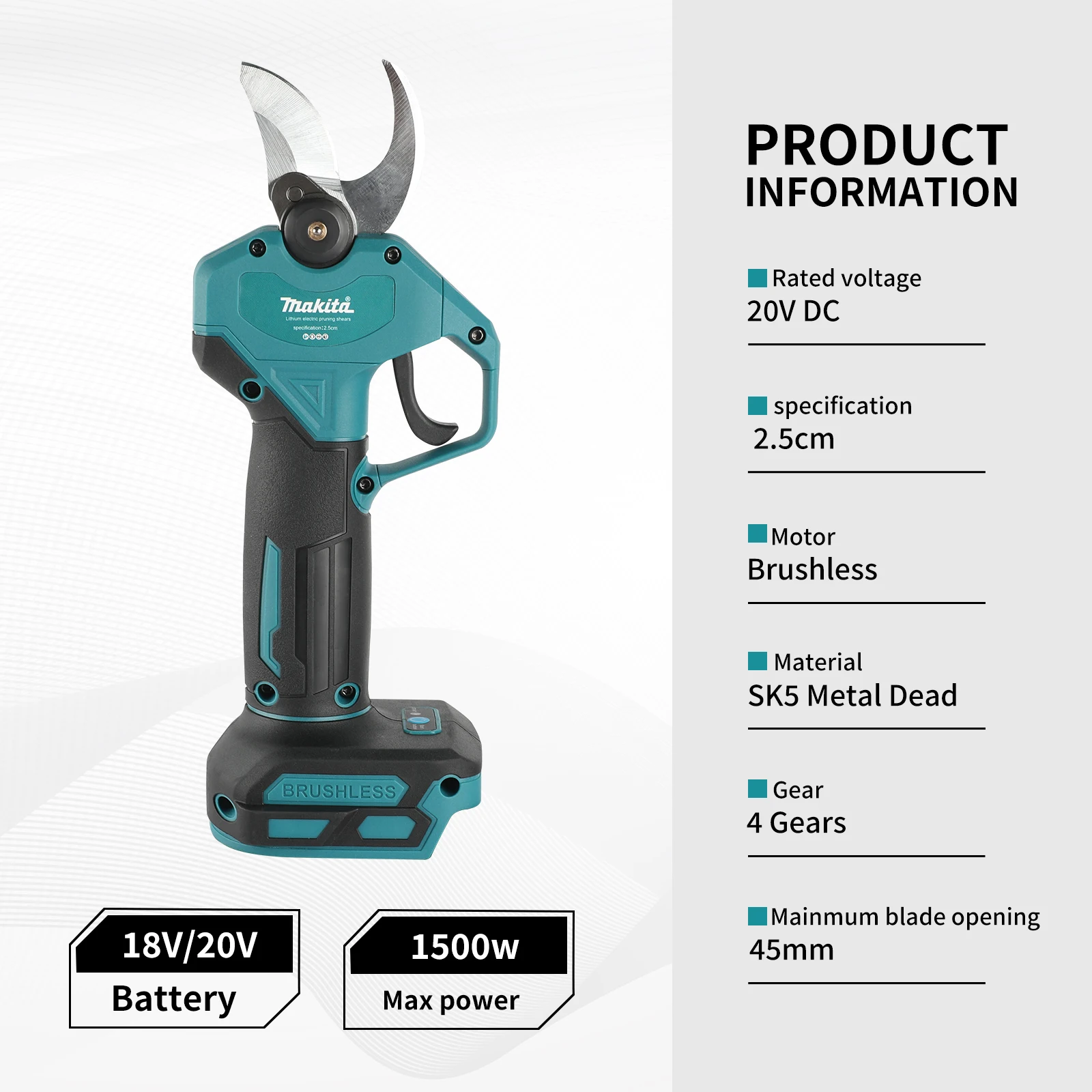 Forbici da Potatura Cordless M - Gardening Tools Wholesale recensione e prezzo
